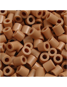 NABBI Strijkkralen, afm 5x5 mm, gatgrootte 2,5 mm, medium, lichtbruin (32260), 6000 stuk/ 1 doos