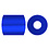 NABBI Strijkkralen, afm 5x5 mm, gatgrootte 2,5 mm, medium, donkerblauw (32232), 6000 stuk/ 1 doos