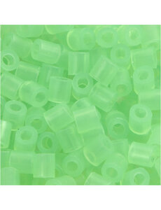 NABBI Strijkkralen, afm 5x5 mm, gatgrootte 2,5 mm, medium, neon groen (32237), 6000 stuk/ 1 doos