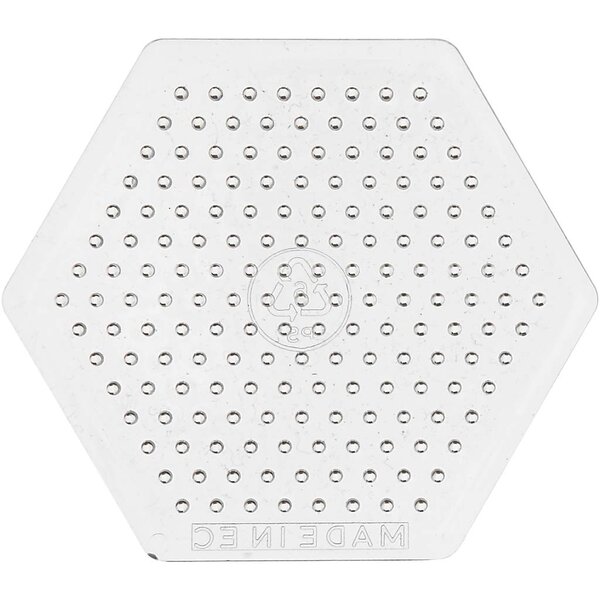 Creativ Company Onderplaat, kleine zeskant, afm 7 cm, medium, 10 stuk/ 1 doos