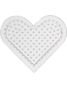 Creativ Company Onderplaat, klein hart, afm 7 cm, medium, 10 stuk/ 1 doos