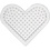 Creativ Company Onderplaat, klein hart, afm 7 cm, medium, 10 stuk/ 1 doos