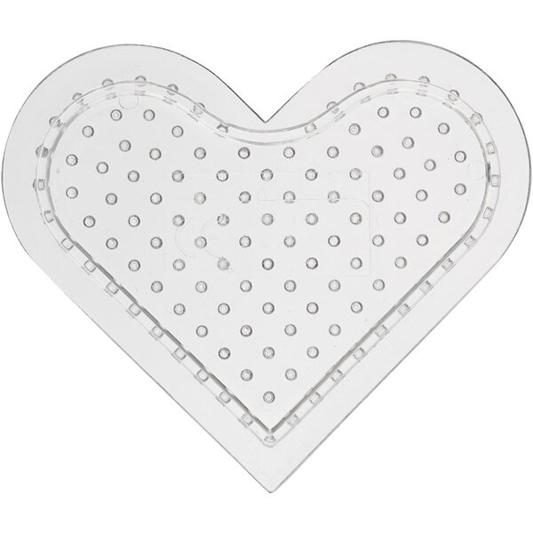 Creativ Company Onderplaat, klein hart, afm 7 cm, medium, 10 stuk/ 1 doos