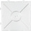 NABBI Onderplaat, groot vierkant, afm 15x15 cm, medium, helder, 1 stuk