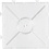 NABBI Onderplaat, groot vierkant, afm 15x15 cm, medium, helder, 1 stuk