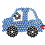 Creativ Company Onderplaat, Teddybeer, auto, rendier, eend en konijn, afm 16x19,5-19x24 cm, JUMBO, helder, 5 stuk/ 1 doos