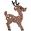 Creativ Company Onderplaat, Teddybeer, auto, rendier, eend en konijn, afm 16x19,5-19x24 cm, JUMBO, helder, 5 stuk/ 1 doos