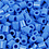 NABBI Foto kralen, afm 5x5 mm, gatgrootte 2,5 mm, medium, blauw (17), 1100 stuk/ 1 doos