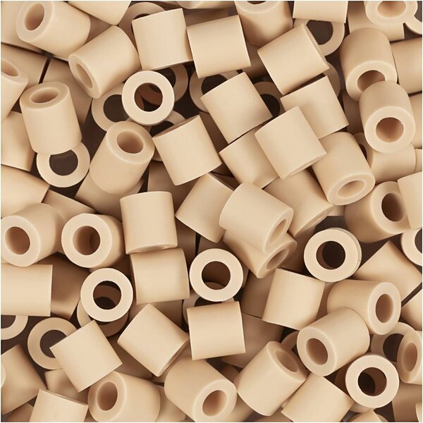 NABBI BioBeads van NABBI, afm 5x5 mm, gatgrootte 2.5 mm, medium, crème, 1000 stuk/ 1 doos
