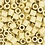 NABBI BioBeads van NABBI, afm 5x5 mm, gatgrootte 2.5 mm, medium, lichtgeel, 1000 stuk/ 1 doos