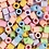 NABBI BioBeads van NABBI, afm 5x5 mm, gatgrootte 2.5 mm, medium, pastelkleuren, 1000 stuk/ 1 doos