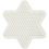 NABBI NABBI BioBeads Grondplaat, ster, afm 9,8x9,8 cm, medium, 1 stuk