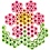 NABBI NABBI BioBeads Grondplaat, zeskant, afm 8,5x8,5 cm, medium, 1 stuk