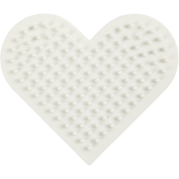 NABBI NABBI BioBeads Grondplaat, klein hart, afm 7x8,5 cm, medium, 1 stuk