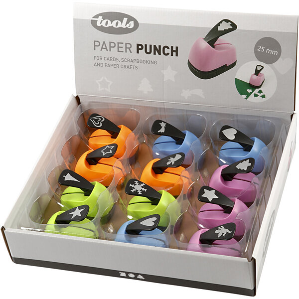 Creativ Company Ponsen, Kerst, afm 25 mm, 12 stuk/ 1 doos
