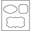 Creativ Company Snijmal, label, afm 14x15,25 cm, dikte 15 mm, 1 stuk