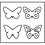 Creativ Company Snijmal, vlinder, afm 14x15,25 cm, dikte 15 mm, 1 stuk
