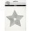 Creativ Company Stans- en embossing mallen, sterren, d 3,5-11,5 cm, 1 stuk