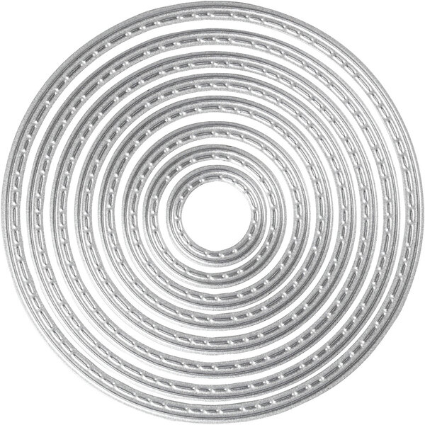 Creativ Company Stans- en embossing mallen, cirkels, d 1,5-7 cm, 1 stuk