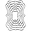 Creativ Company Stans- en embossing mallen, labels, afm 2,5x4-8x12 cm, 1 stuk