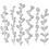 Creativ Company Stans- en embossing mallen, bloemen ranken, afm 143x123 mm, 1 stuk