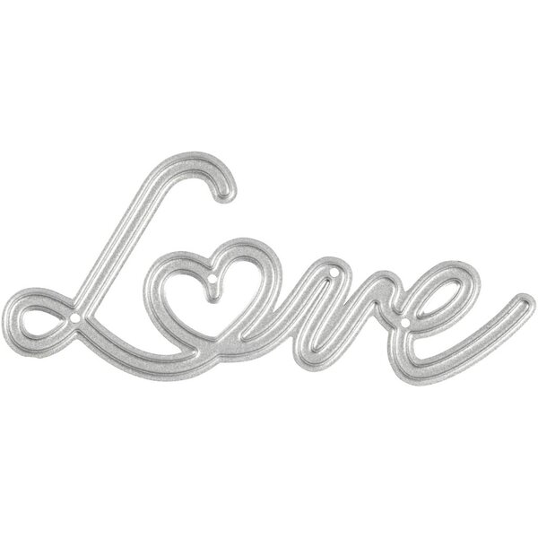 Creativ Company Snijmal, Love, afm 69x30,5 mm, 1 stuk