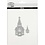 Creativ Company Stans- en embossing mallen, kerken, afm 46x91+18x35 mm, 1 stuk