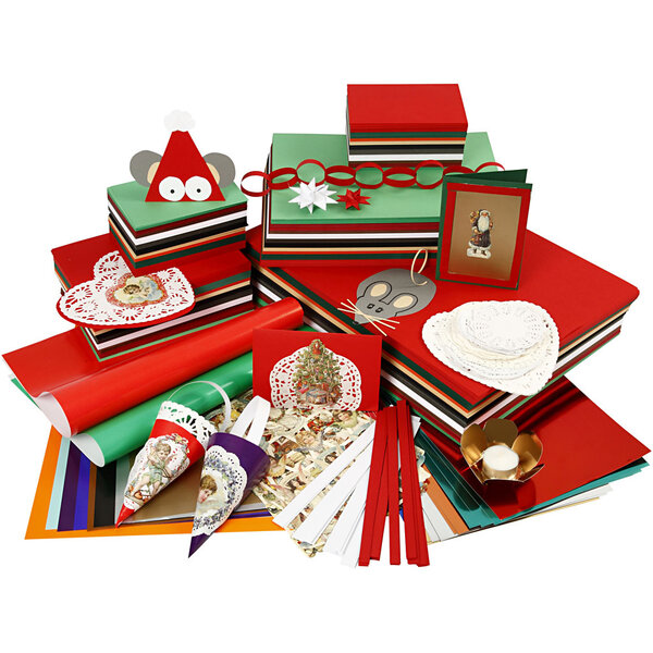 Creativ Company Het Traditionele Kerstkoopje, diverse kleuren, 1 set
