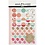 Creativ Company Stickerboek, aquarel, A5, goud, rood, koraal, 1 stuk