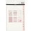 Creativ Company Stickerboek, aquarel, A5, goud, rood, koraal, 1 stuk