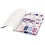 Creativ Company Stickerboek, bloemen, A5, goud, paars, roze, 1 stuk