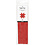 Creativ Company Vlechtstroken, L: 45 cm, B: 15 mm, d 6,5 cm, rood, 100 stroken/ 1 doos