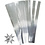 Creativ Company Vlechtstroken, L: 45 cm, B: 15 mm, d 6,5 cm, zilver, 100 stroken/ 1 doos