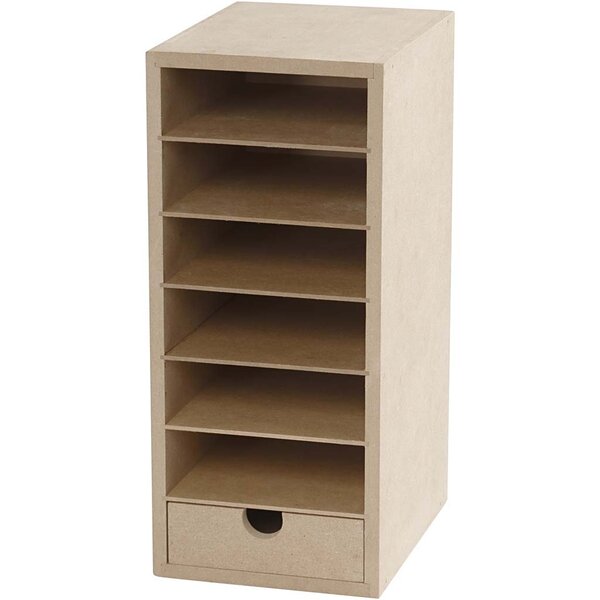 Creativ Company Papier opslag unit, H: 31,5 cm, D: 18 cm, B: 14 cm, A6, 1 stuk