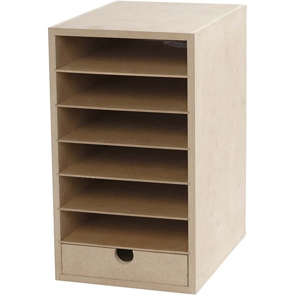 Creativ Company Papier opslag unit, H: 31,5 cm, D: 24,5 cm, B: 18 cm, A5, 1 stuk