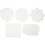 Creativ Company Puzzel, afm 17-21 cm, wit, 10 stuk/ 1 doos