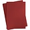 Creativ Company Gekleurd Karton, A2, vel 420x594 mm, 180 gr, donkerrood, 100 vel/ 1 doos