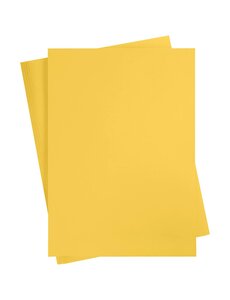 Creativ Company Gekleurd Karton, A2, vel 420x594 mm, 180 gr, sun yellow, 10 vel/ 1 doos