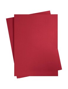 Creativ Company Gekleurd Karton, A2, vel 420x594 mm, 180 gr, kerstrood, 10 vel/ 1 doos
