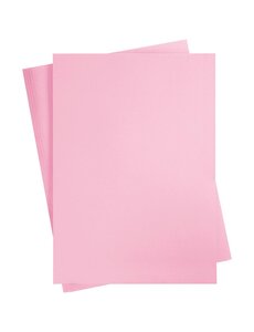 Creativ Company Gekleurd Karton, A2, vel 420x594 mm, 180 gr, lichtroze, 10 vel/ 1 doos