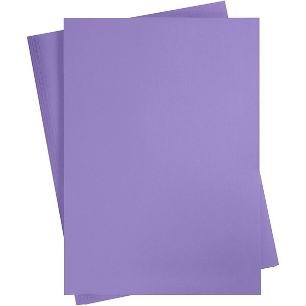 Creativ Company Gekleurd Karton, A2, vel 420x594 mm, 180 gr, paars, 10 vel/ 1 doos