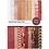 Creativ Company Handgeschept Papier, A4, vel 210x297 mm, 110-150 gr, naturel, rood bruin, 20 vel/ 1 doos