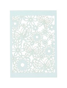 Creativ Company Patroonkarton, vel 10,5x15 cm, 200 gr, lichtblauw, 10 stuk/ 1 doos