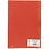 Creativ Company Gekleurd Karton, A4, vel 210x297 mm, 180 gr, rood, 100 vel/ 1 doos