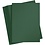 Creativ Company Gekleurd Karton, A4, vel 210x297 mm, 180 gr, donkergroen, 100 vel/ 1 doos