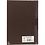 Creativ Company Gekleurd Karton, A4, vel 210x297 mm, 180 gr, donkerbruin, 100 vel/ 1 doos