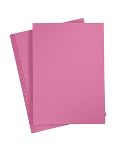 Creativ Company Papier, A4, vel 210x297 mm, 80 gr, roze, 20 stuk/ 1 doos