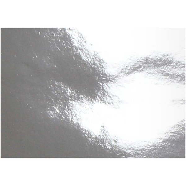 Creativ Company Metallic Papier, A4, vel 210x297 mm, 120 gr, zilver, 10 vel/ 1 doos