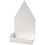 Creativ Company Waterkersbakje met figuur, huis, H: 20 cm, wit, 6 set/ 1 doos
