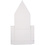 Creativ Company Waterkersbakje met figuur, huis, H: 20 cm, wit, 6 set/ 1 doos
